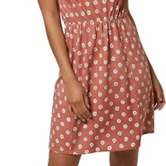 O'Neill Terracotta Floral Midi Dress - Picture 7 of 9